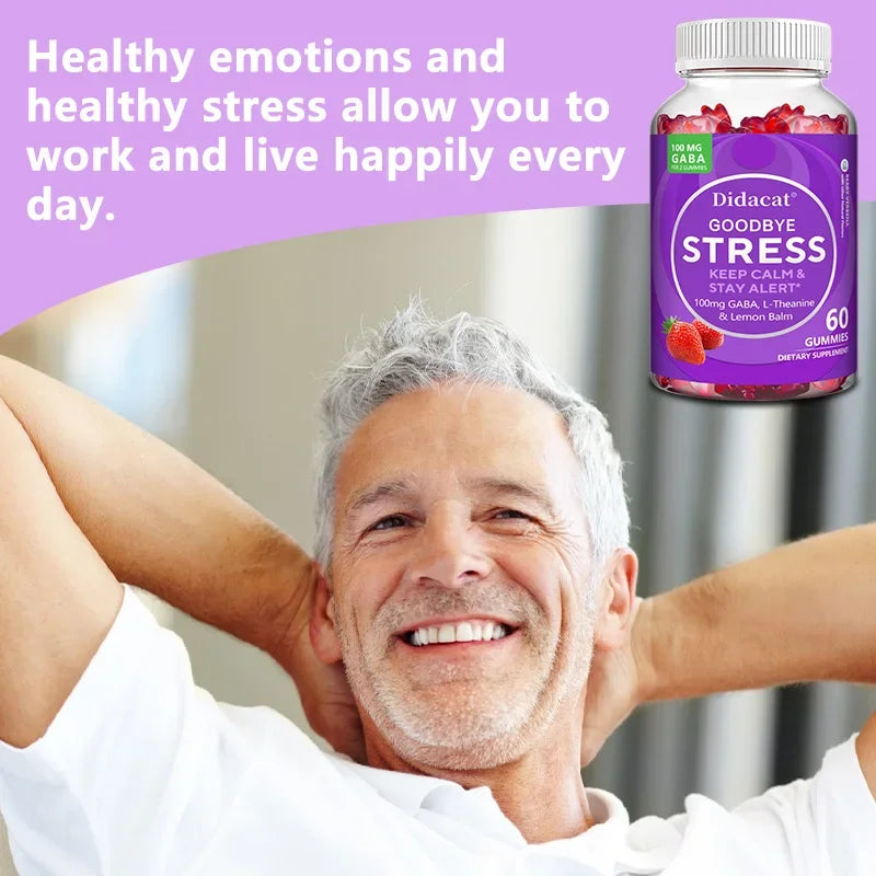 L-Theanine & GABA Gummies – Sleep, Stress & Mood Relief