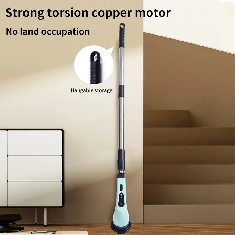 9-in-1 Electric Spin Scrubber | Kitchen & Bathroom Cleaning Brush