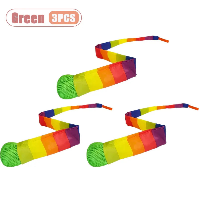 Rainbow Meteor Ball Set 1–20 PCS | Soft Tail Throwing Catching Toy