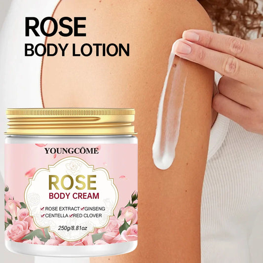 YOUNGCOME Rose Vitamin C & E Body Lotion Cream for Women 250g Body Lotion Cream Oasis Select