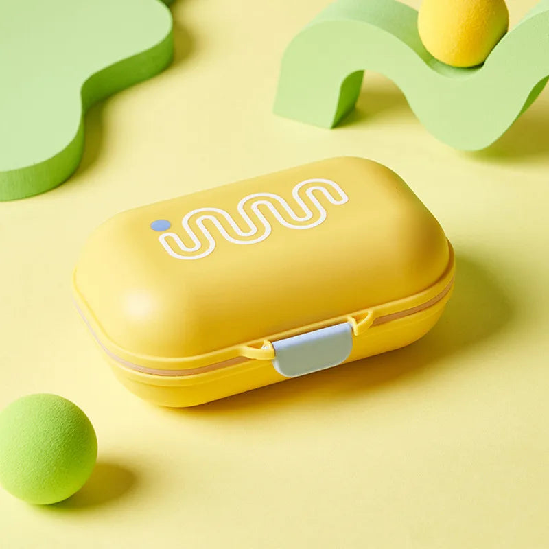 Portable Bathroom Soap Dish With Lid Home Plastic Soap Box Keeps Soap Dry Soap Dish Travel Essentials Peaceful Pleasures Health and Wellness Yellow One Size