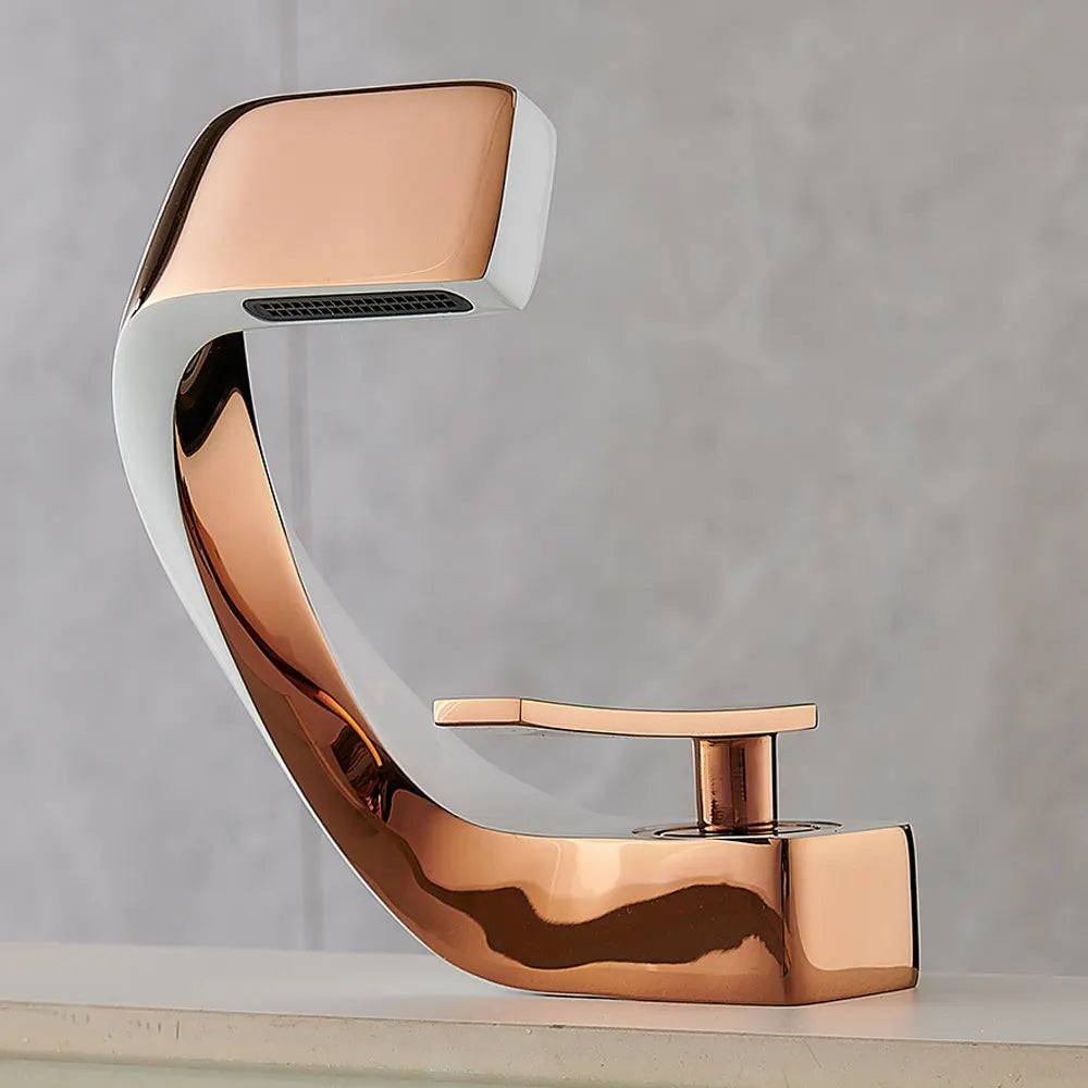 AOGUTU Black Basin Faucet | Single Hole Deck Mount Mixer Tap