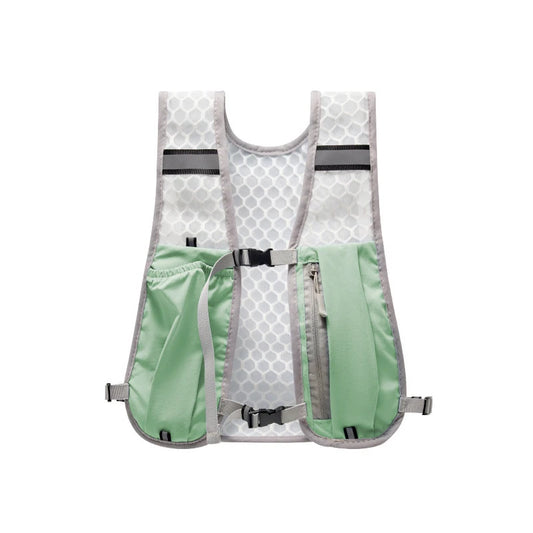Outdoor Hiking Vest Bag Waterproof Nylon Material Cycling Bag Road Running and Hiking Backpack Peaceful Pleasures Health and Wellness Green