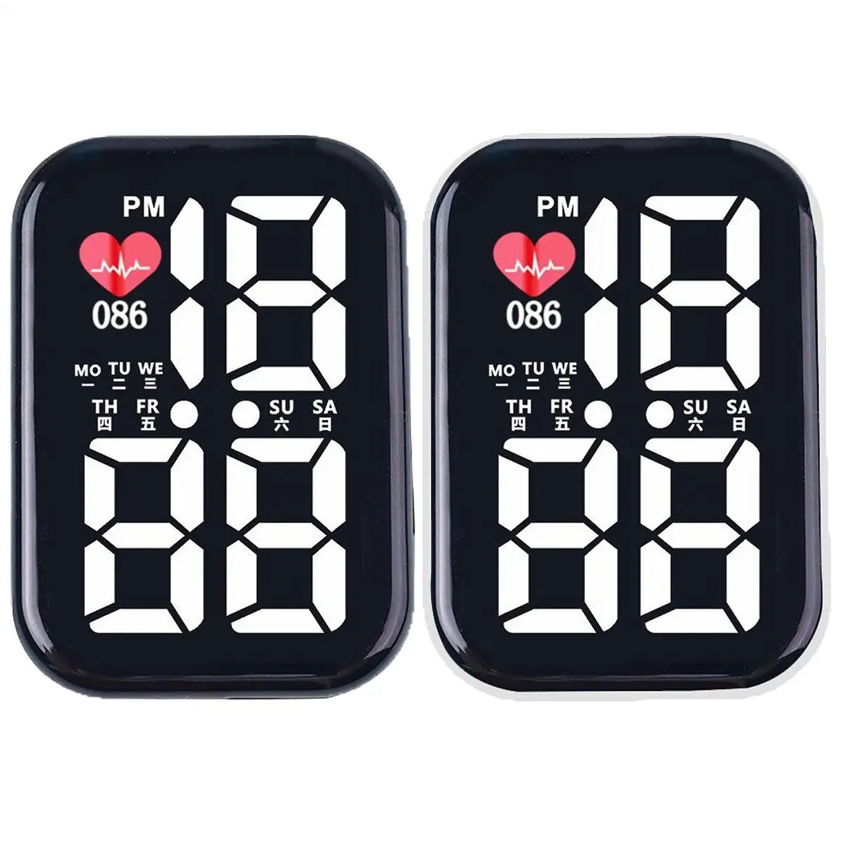 Stick On Waterproof Car Clock LED Small Digital Clock For Dashboard Motorcycle Boat Bike Truck SUV RV Dashboard Peaceful Pleasures Health and Wellness