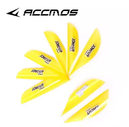 DECUT Arrow Spiral Feather Spin Vane Shaft Fletche Right Wing Sticker