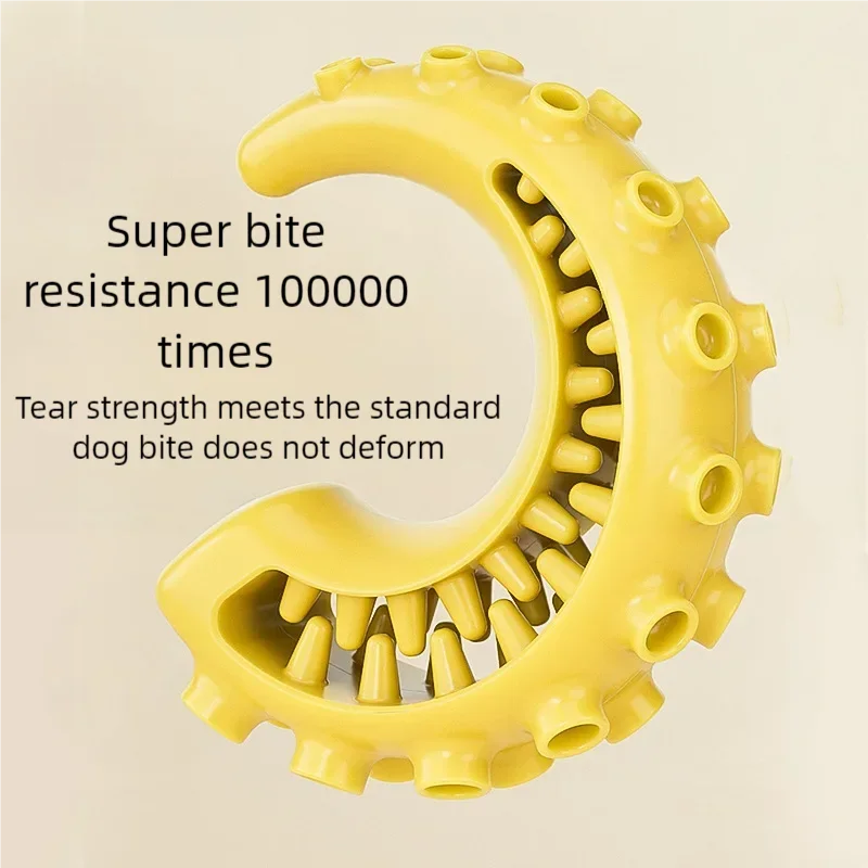 TPR Bite-Resistant Dog Chew Toy – Teeth Cleaning | Small & Medium Dogs