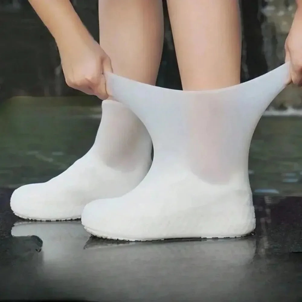 Shoes Waterproof Shoes Covers Outdoor Rain Boots for Children Rainy Day Biker Raincoat Shoe Waterproof Cover Pair Gear Silicone Peaceful Pleasures Health and Wellness