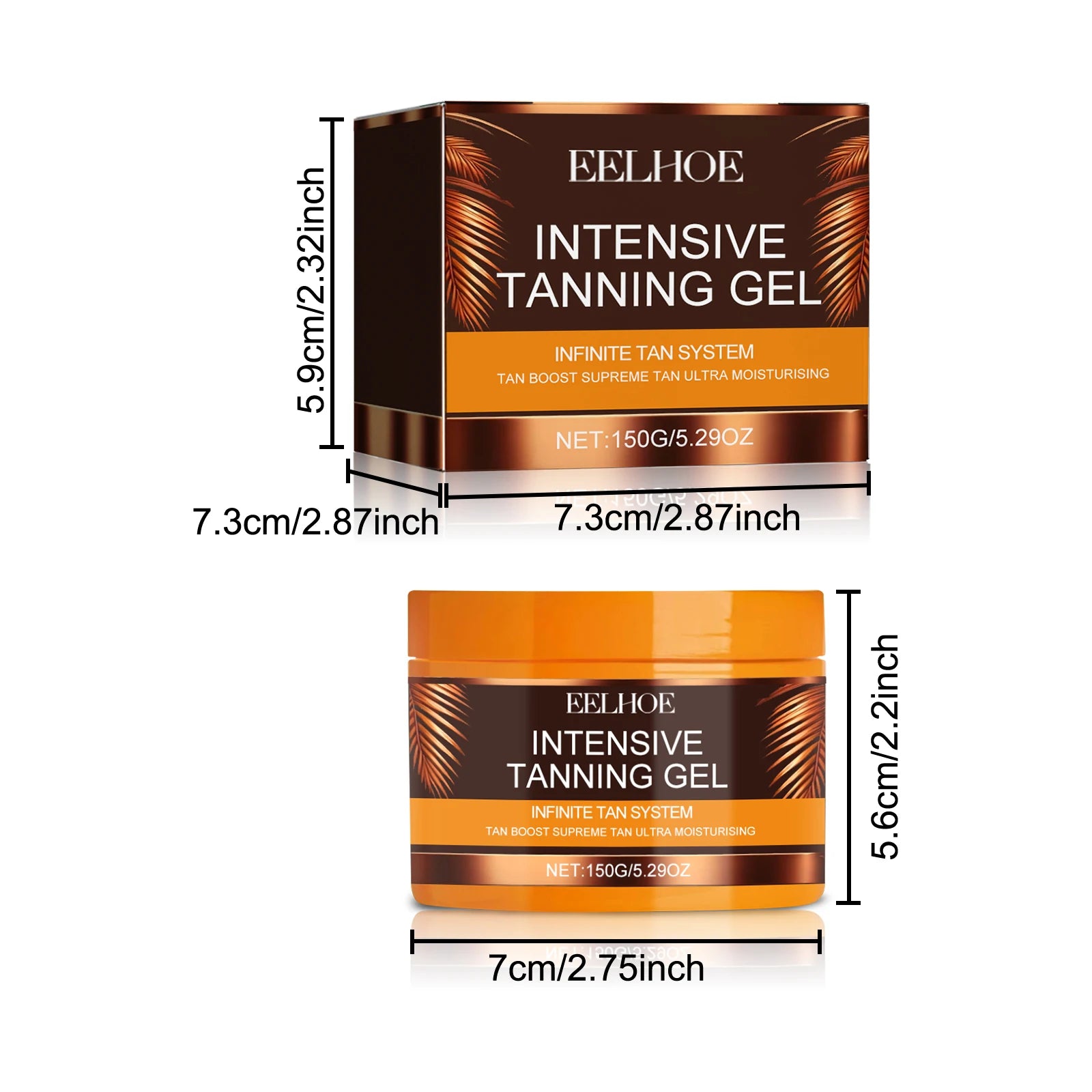 Self Tanning Gel Body Bronzer – Sunless Tan Booster 150g Peaceful Pleasures Health and Wellness