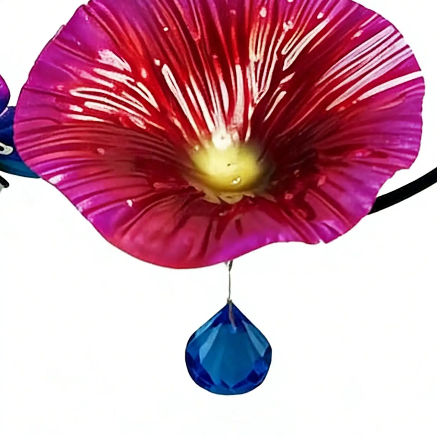 Heavy-Duty Metal Bird Bath with Hook | Outdoor Garden Decor