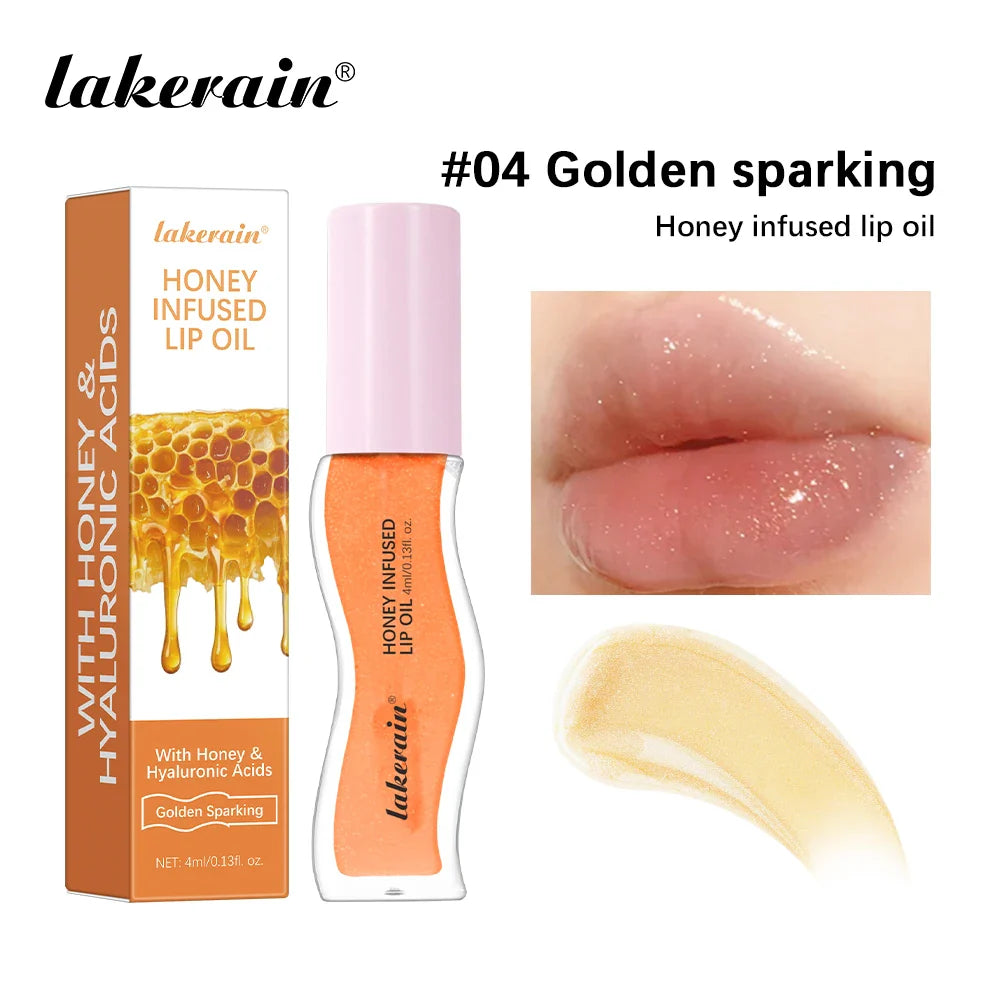 Lakerain Honey Lip Oil – Moisturizing Tinted Gloss | 4ml