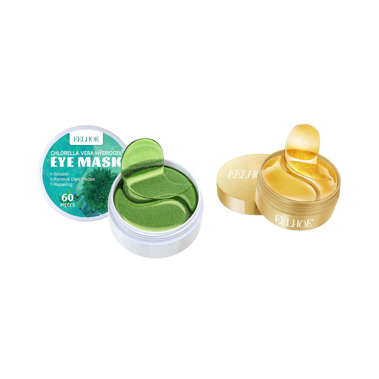 Eelhoe 24K Gold Seaweed Eye Patches – Dark Circles & Puffiness