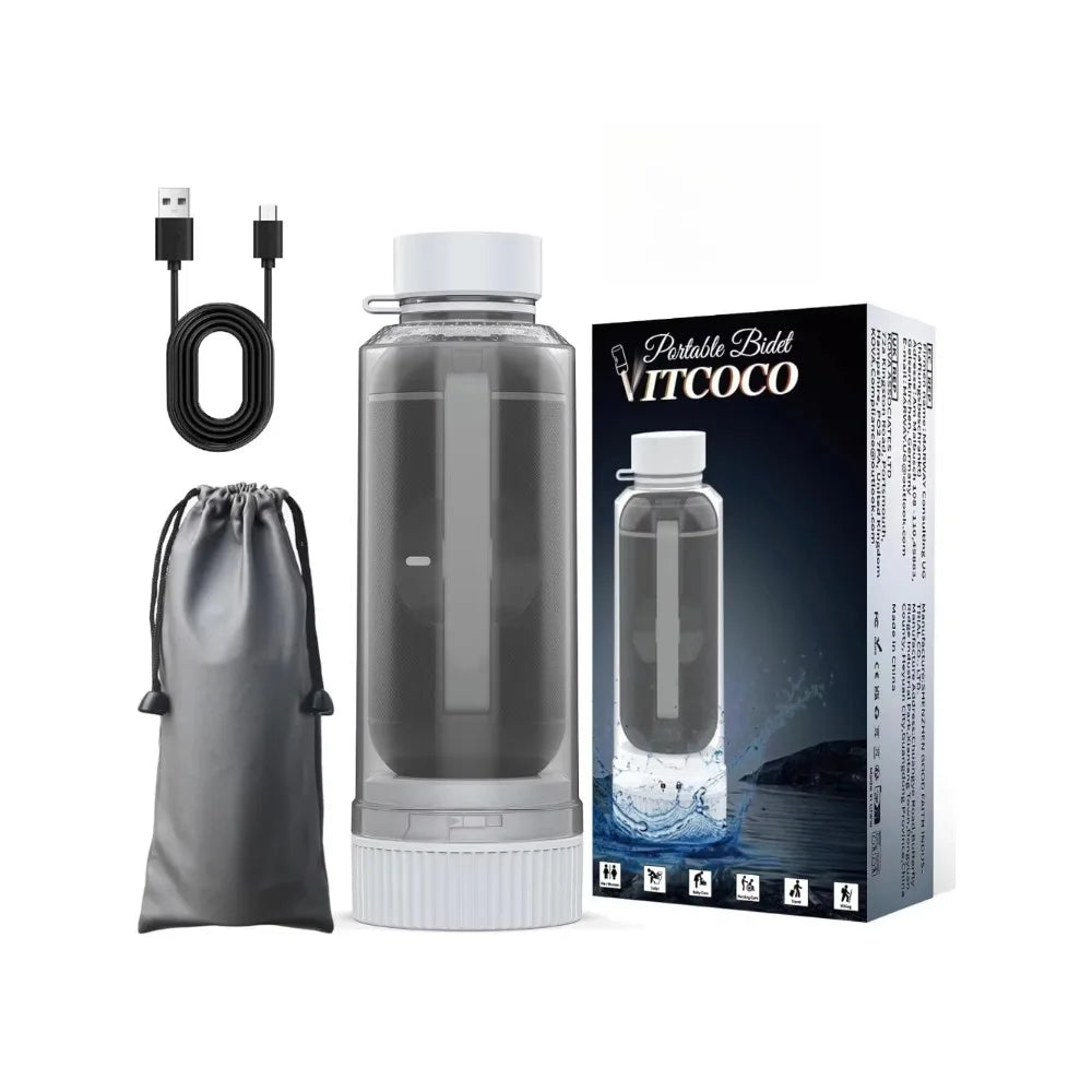 USB Rechargeable Portable Travel Bidet Sprayer – IPX6 Waterproof
