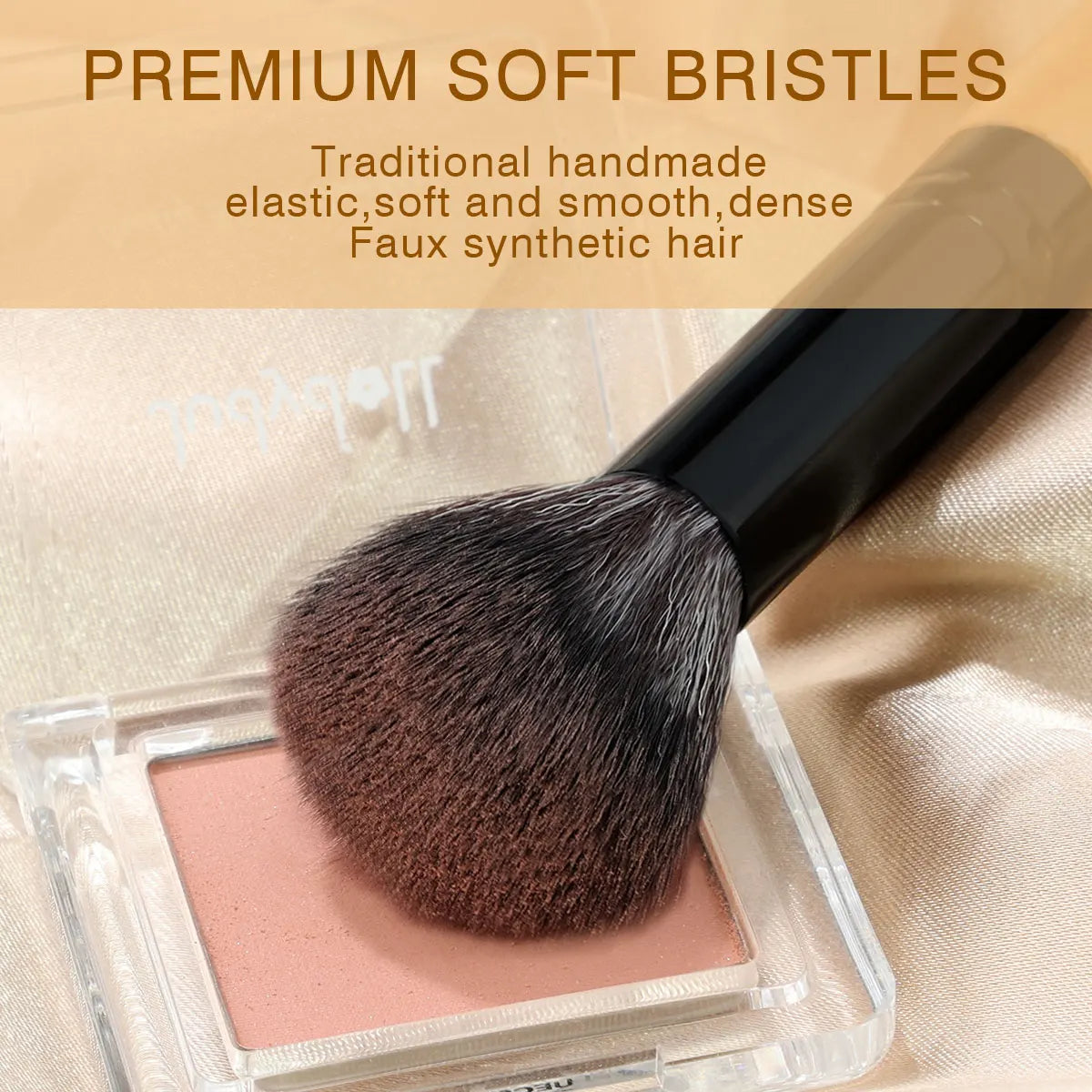18-Piece Professional Makeup Brush Set – Kabuki & Blending Kit