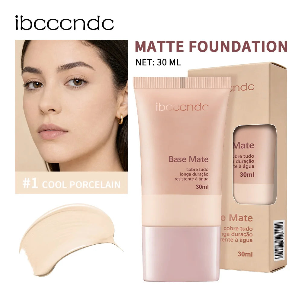 Matte Foundation Natural Coverage Smooth Skin-Friendly Deep Skin-Nourishing Long-Lasting & Waterproof Gentle Cares Foundation Peaceful Pleasures Health and Wellness Cool Porcelain