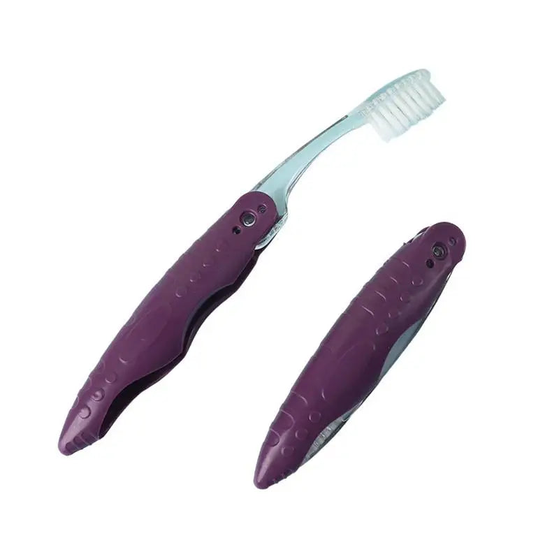 1pcs Travel Folding Toothbrush Portable Toothbrush Multi Color Size Collapsable Brush For Trip Daily Use Women Men Peaceful Pleasures Health and Wellness