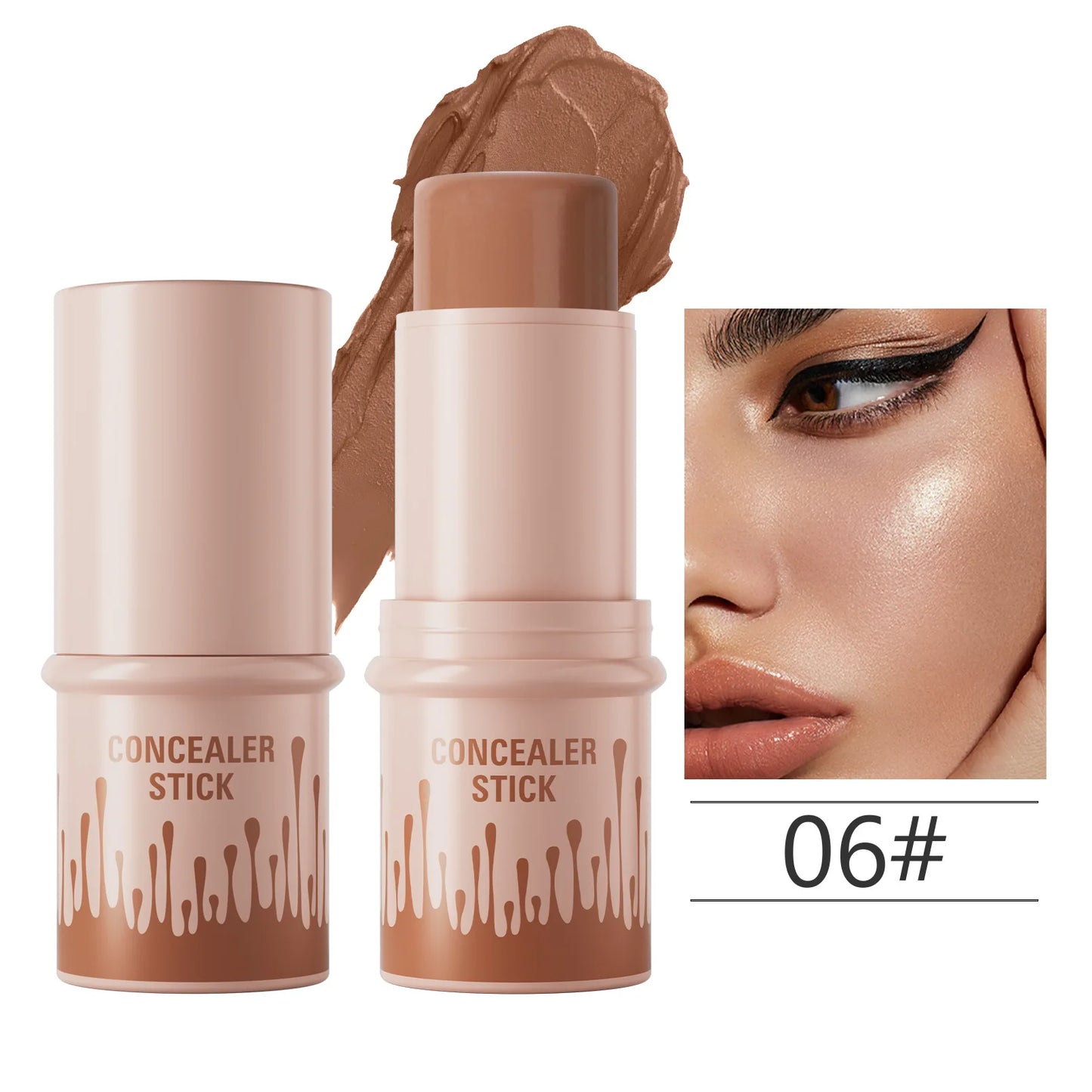 2-in-1 Contour Bronzer & Highlighter Stick | Cream Concealer Pen