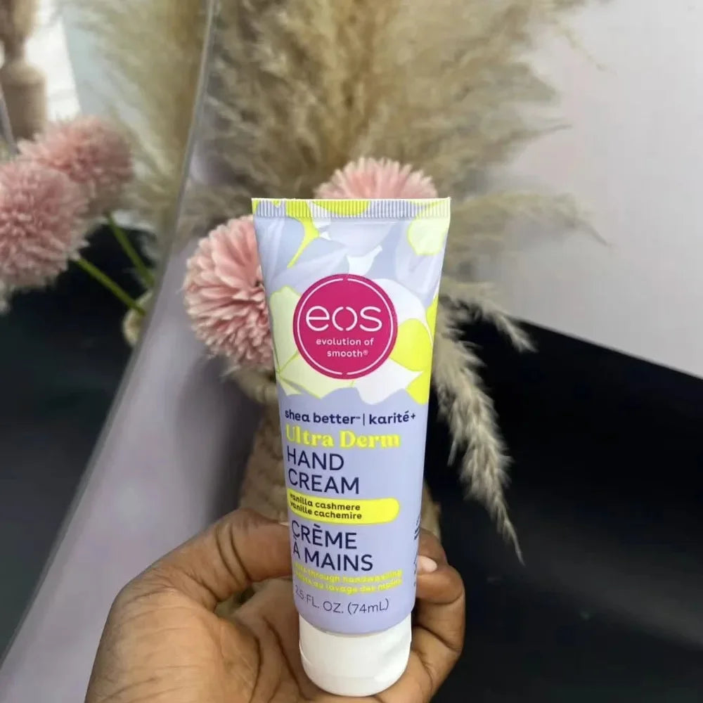 EOS Shea Better 74ml Hand Cream - Ultra Derm Moisturizing Shea Butter Enriched For Dry Cracked Skin Repair 24H Hand Skin Care Peaceful Pleasures Health and Wellness
