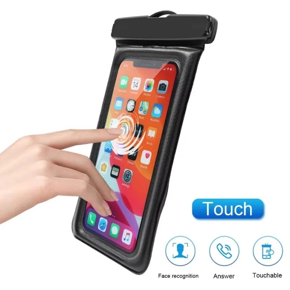 Waterproof Phone Pouch Touchscreen Dry Bag | Swimming