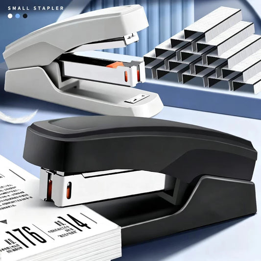 Handheld Stapler 1000 Staples Student Stationery Labor-saving Peaceful Pleasures Health and Wellness