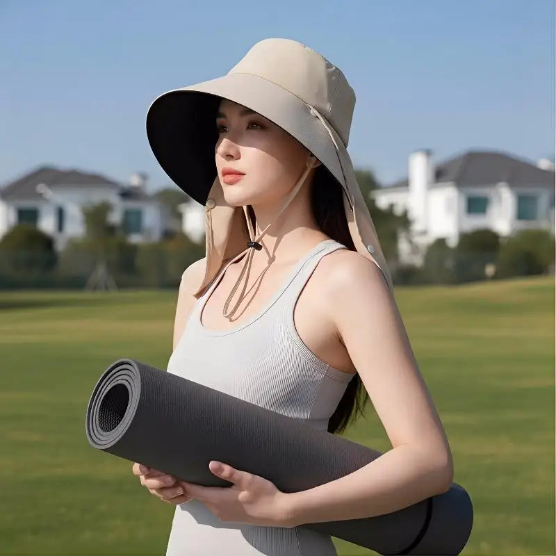 Wide Brim UV Sun Hat – Lightweight Breathable Beach Hat