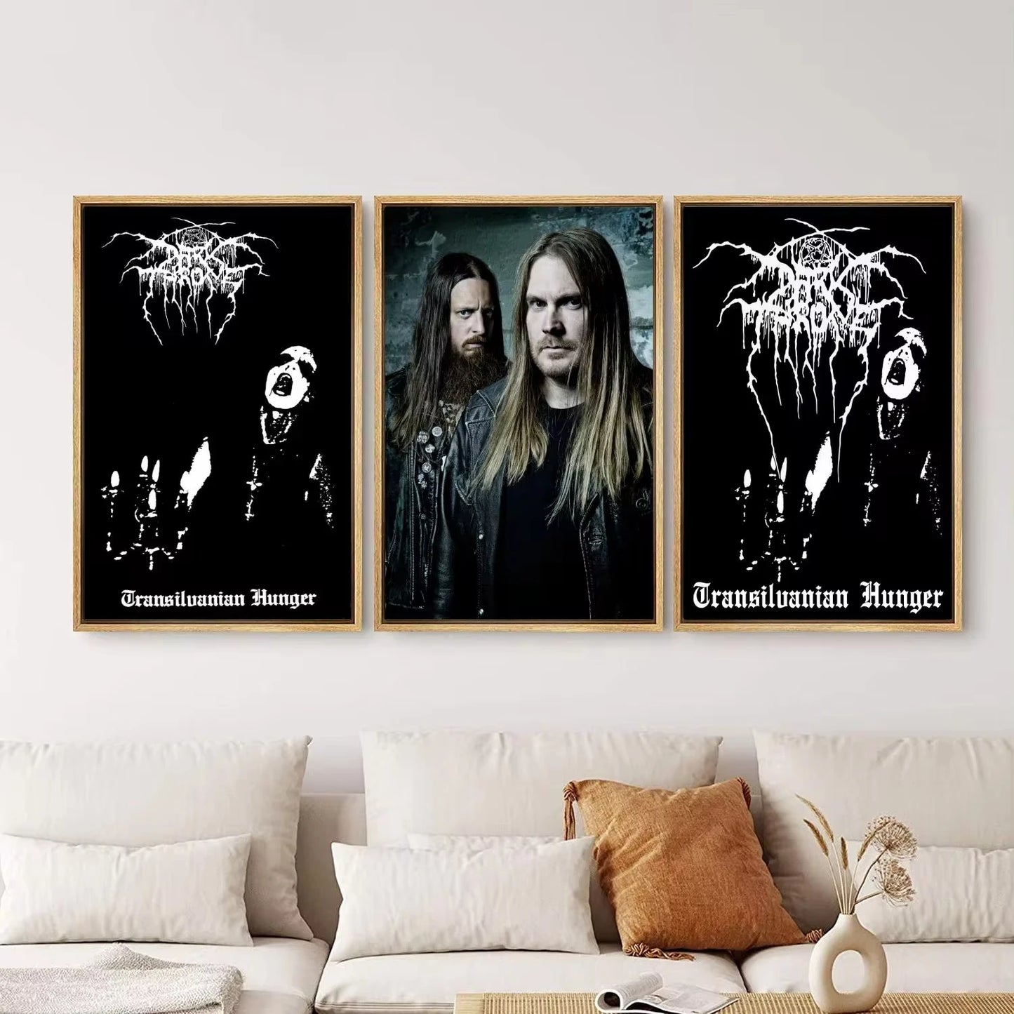 Darkthrone Canvas Wall Art Poster | Music Band Bedroom Decor