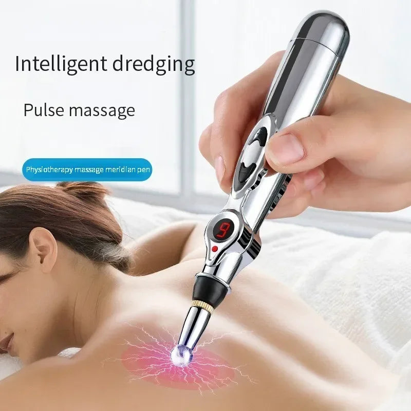 1/3PCS Electronic Acupuncture Pen Relief Pain Massage Point Meridian Energy Meridian Acupuncture Acup Material Without Battery Peaceful Pleasures Health and Wellness