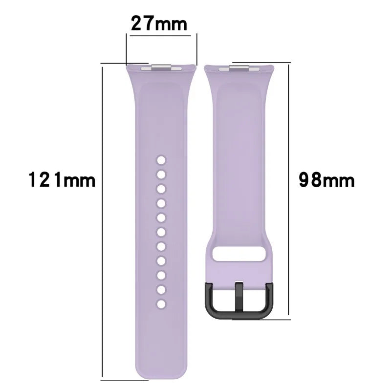 Silicone Strap for Redmi Watch 5 / 4 & Mi Band 9 Pro – Replacement Peaceful Pleasures Health and Wellness