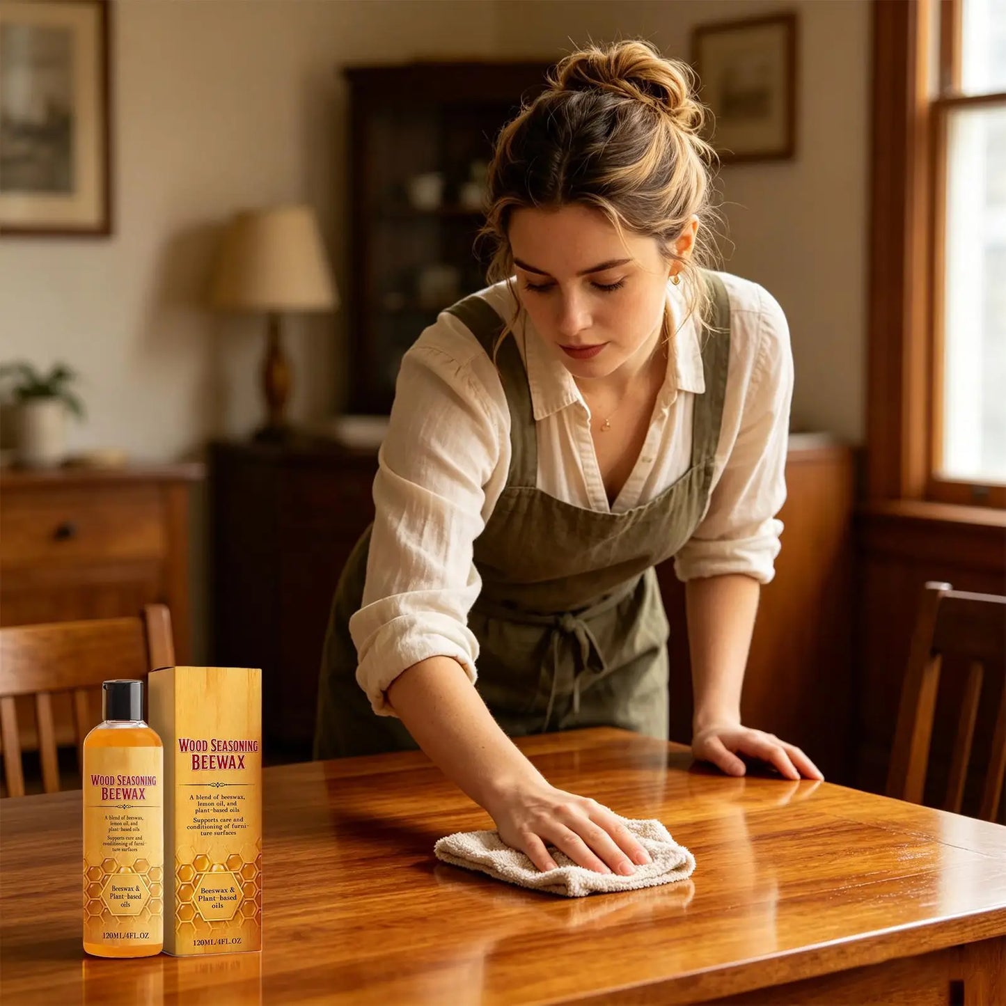 Beeswax Wood Conditioner 120ml | Polish & Protect Hardwood
