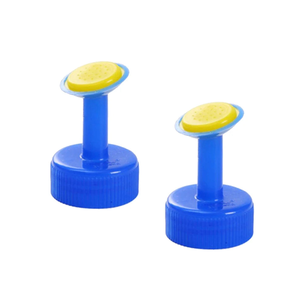 2pcs Garden Plant Watering Sprinkler Bottle Cap Nozzle DIY Mini Irrigation Head for national standard 28mm drinking bottles Peaceful Pleasures Health and Wellness blue2PCS
