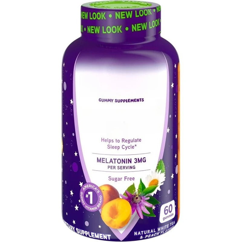Sleep Gummies – Melatonin 3mg, Chamomile & Lemon Balm | 60ct