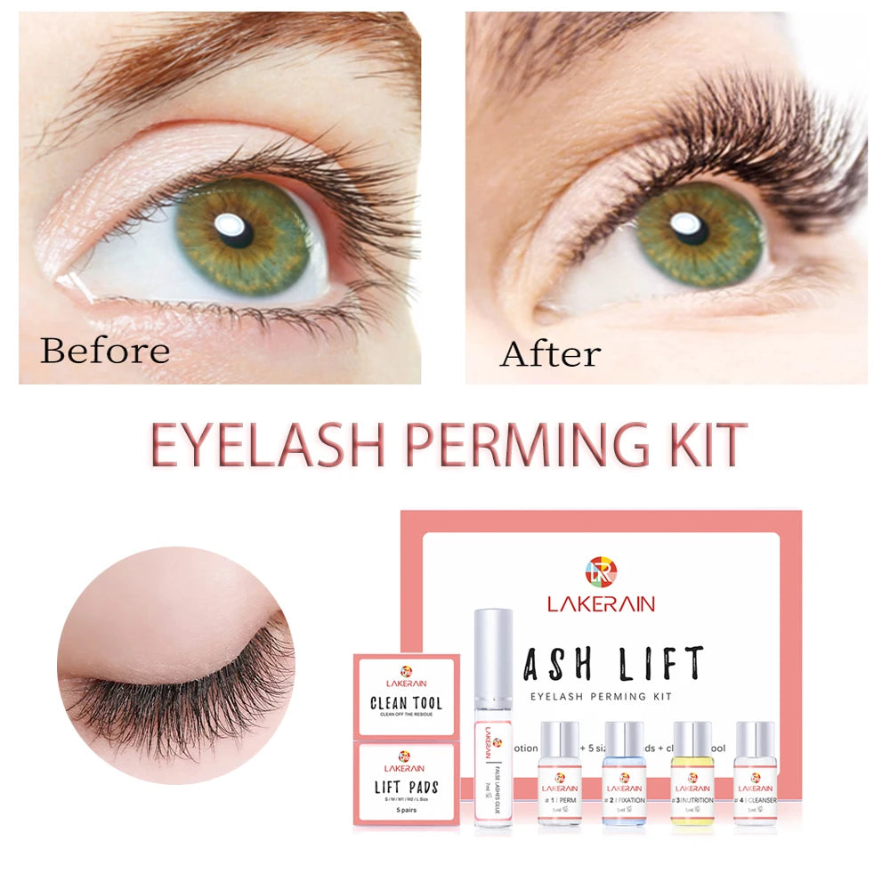 Dropshipping Lash Lift Kit Semi-Permanent Eyelash Enhancer Lifting Perming Lotion Fixation Glue Curly Lasher Beauty Home Use Kit Peaceful Pleasures Health and Wellness