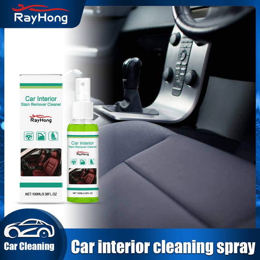 Rayhong Car Interior Cleaning Spray | Upholstery Seat Cleaner Car Interior Cleaner Peaceful Pleasures Health and Wellness