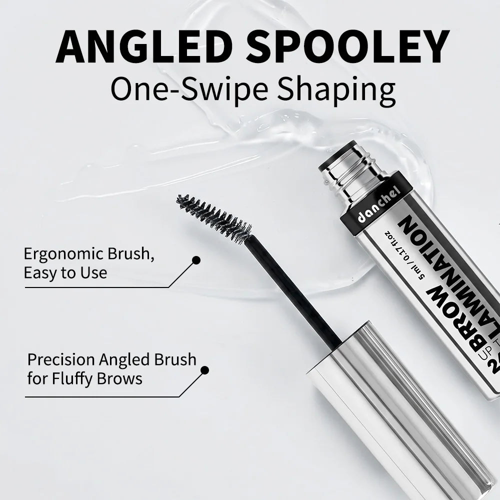 Brow Lamination Eyebrow Gel 24h Lasting Shaping Waterproof Sweatproof Salon Level Effect Gentle Clear Gel Formula Eyebrow Gel Peaceful Pleasures Health and Wellness