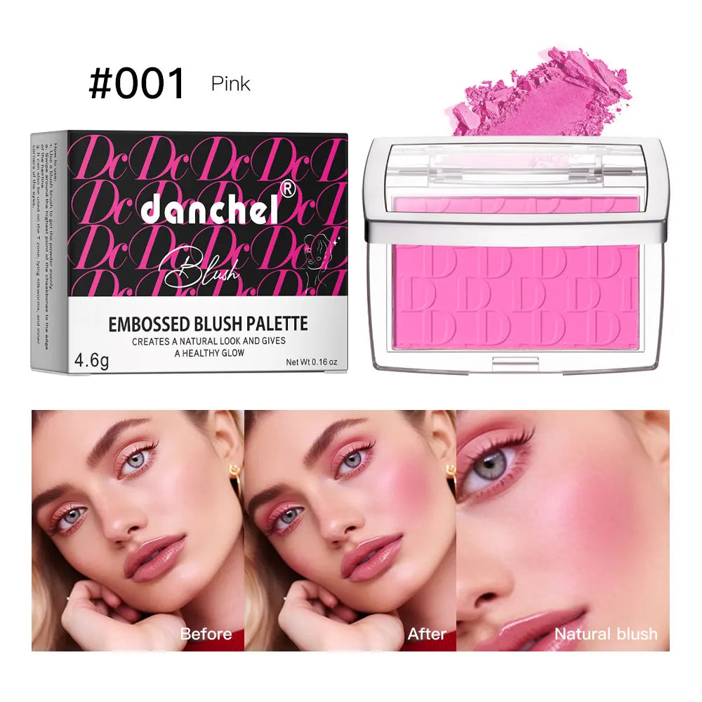 Face Blusher Matte Natural Cheek Tint Brighten Face Pink Red Face Contouring Cosmetics Blush Powder Soft Female Makeup Peaceful Pleasures Health and Wellness 001