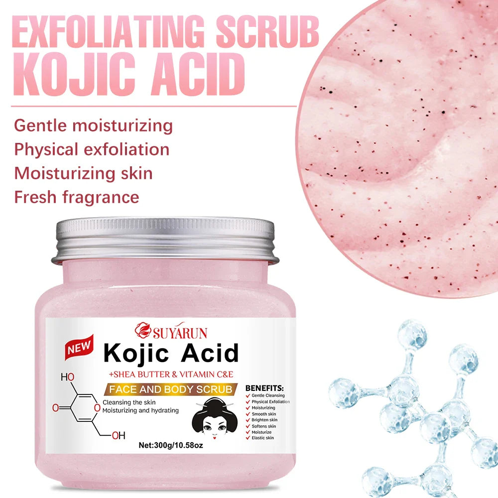 SUYARUN Kojic Acid Body Scrub – Brightening & Dark Spot Care