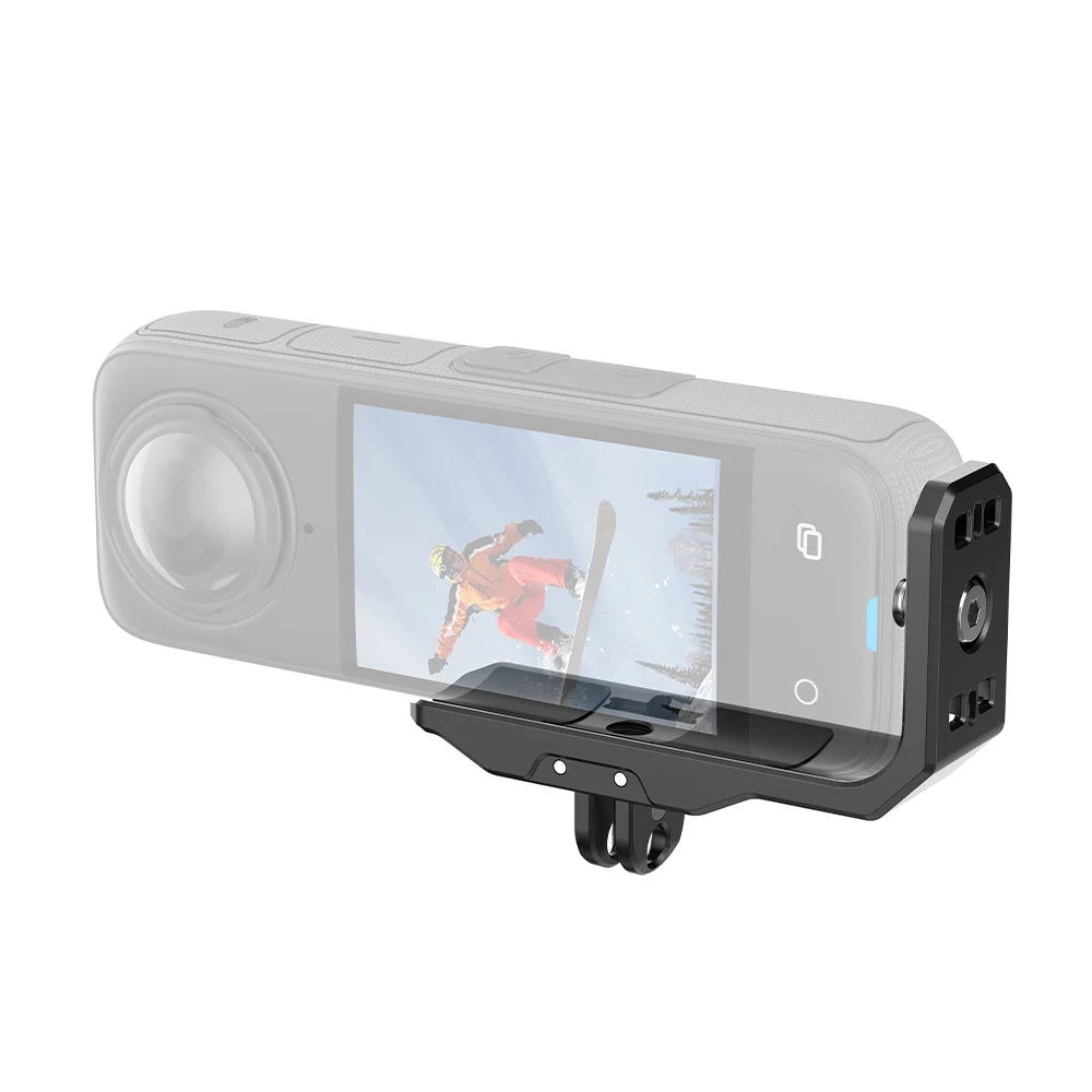 Tight And Durable For Insta360 X4 Horizontal Shooting Bracket Sports Camera Shooting Fixed Clip Support Accessories Peaceful Pleasures Health and Wellness