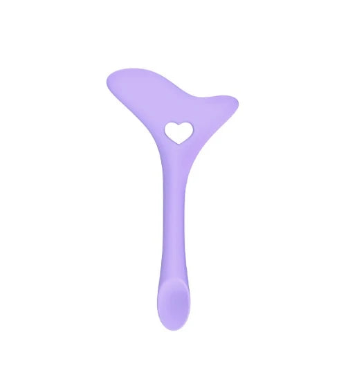 Silicone Nose Shadow Contour Auxiliary Card Eyebrow Moon Shape Baffle Eyeliner Stencil Reusable Makeup Beauty Tool Cosmetic Rule Peaceful Pleasures Health and Wellness Violet