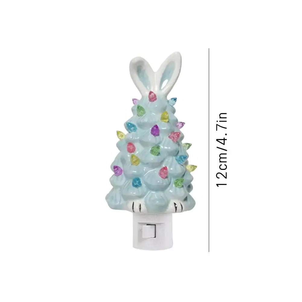 Easter Bunny Plug-In Night Light | Kids Room Ambient Wall Lamp