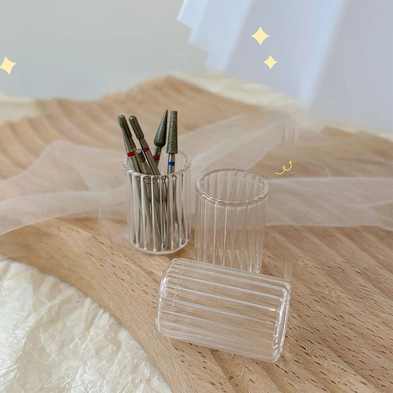Crystal Glass Dappen Dish Nail Cup | Acrylic Liquid Bowl