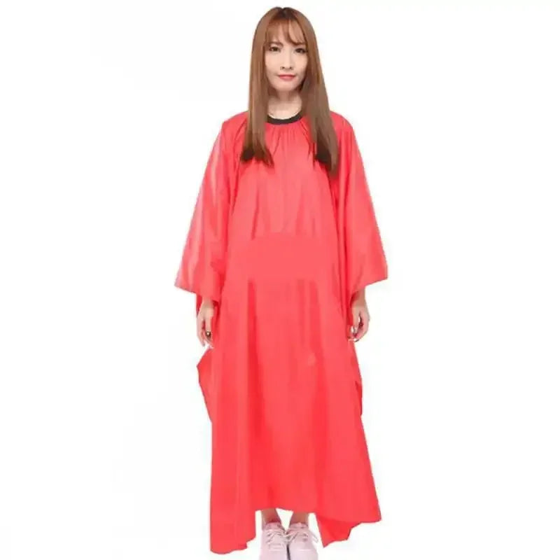 Waterproof Antistatic Haircut Cape | Barber Salon Gown Barber Haircut Cape Peaceful Pleasures Health and Wellness Red