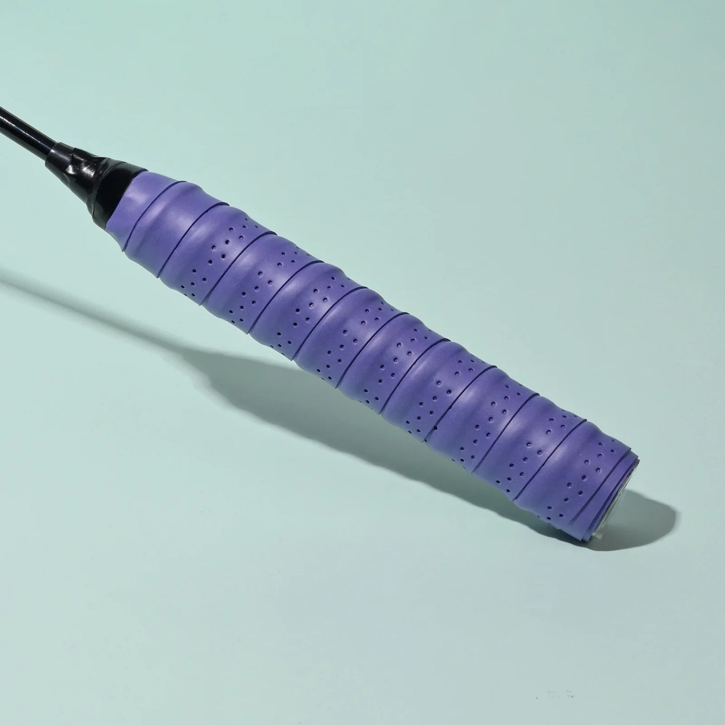 Badminton Racket Strap Sweat-absorbing Tape Anti-slip Fishing Rod Sweat-absorbing Tape Tie Strap Peaceful Pleasures Health and Wellness purple-1pc