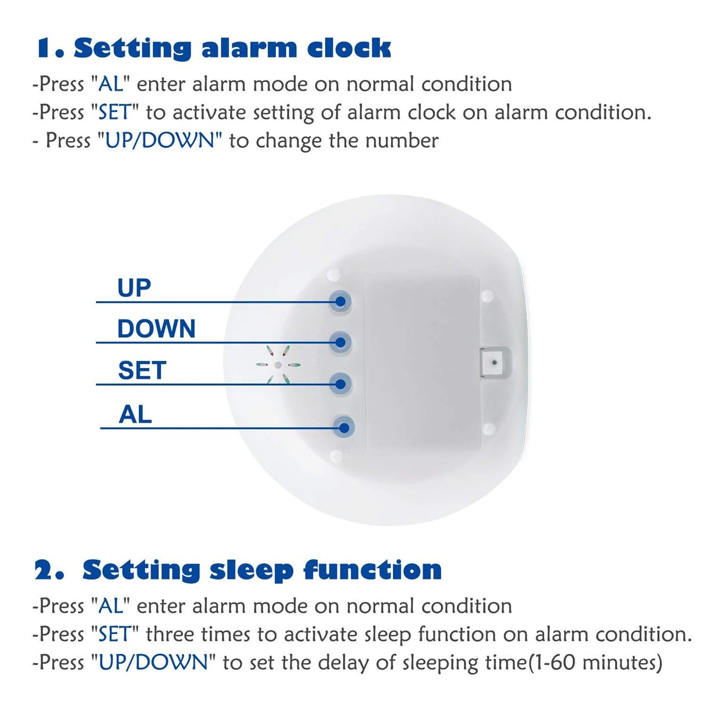 A36T-2X Kids Alarm Clock - Wake Up Light Digital Clock With 7 Colors Changing, Press Control And Snooze Function For Bedrooms Peaceful Pleasures Health and Wellness