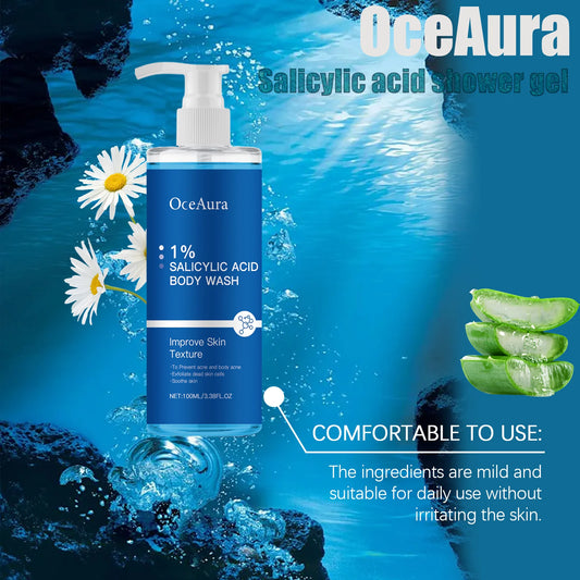 OceAura Salicylic Acid Body Wash – Exfoliate & Clear Skin Salicylic Acid Body Wash Peaceful Pleasures Health and Wellness salicylic acid