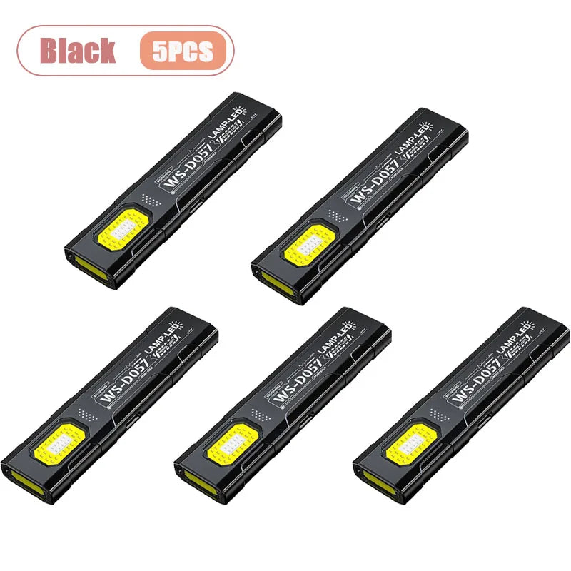 Magnetic LED Work Light – Rechargeable 160 Lumen Mini Flashlight