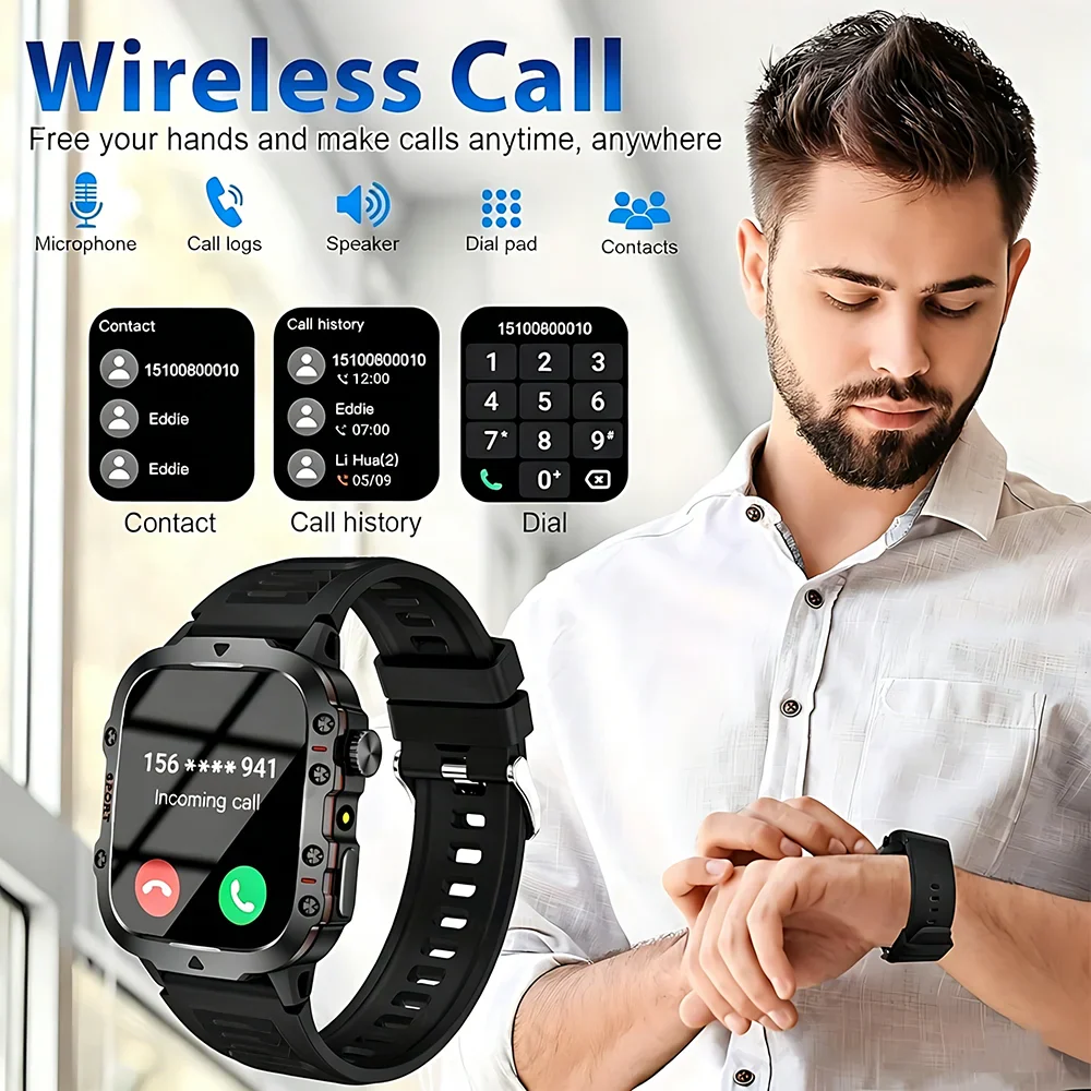 ERUN Smartwatch | Bluetooth Calling, Sports Modes & Step Tracker