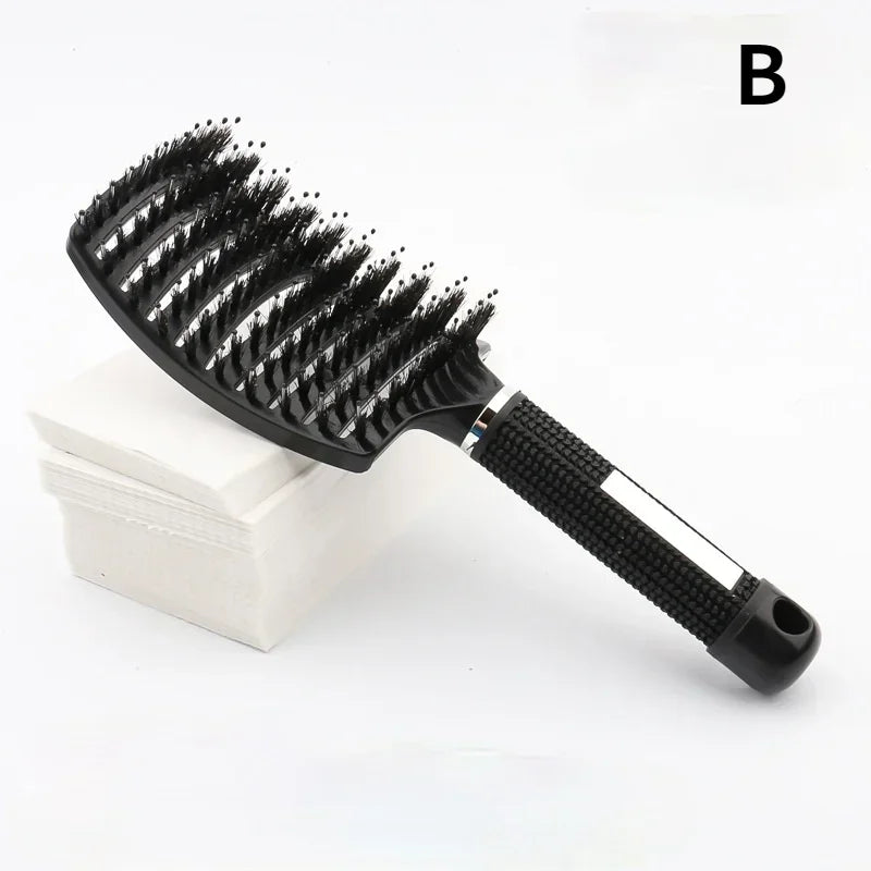 Detangling Hair Brush & Scalp Massage Comb | Nylon Bristles