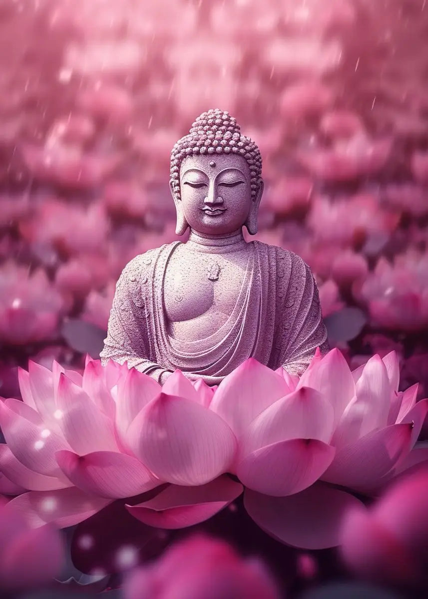 Buddha Zen Meditation Canvas Wall Art | Peaceful Nature Decor