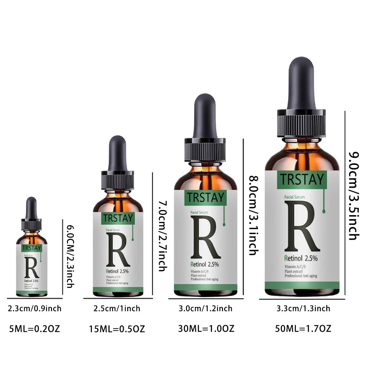 Retinol 2.5% & Vitamin C Face Serum – Brighten & Firm Skin