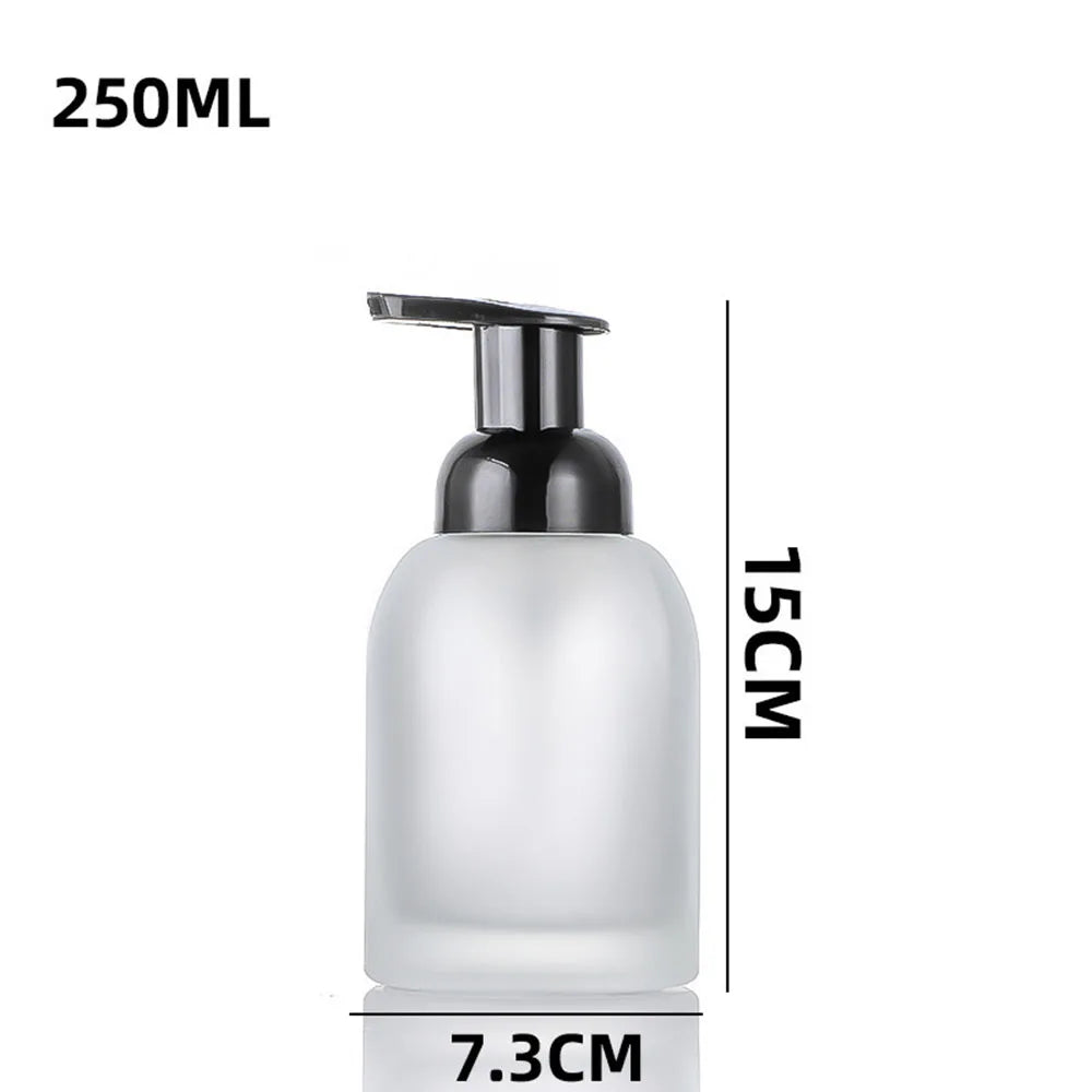 Glass Foam Pump Bottle 250ml & 375ml | Refillable Dispenser