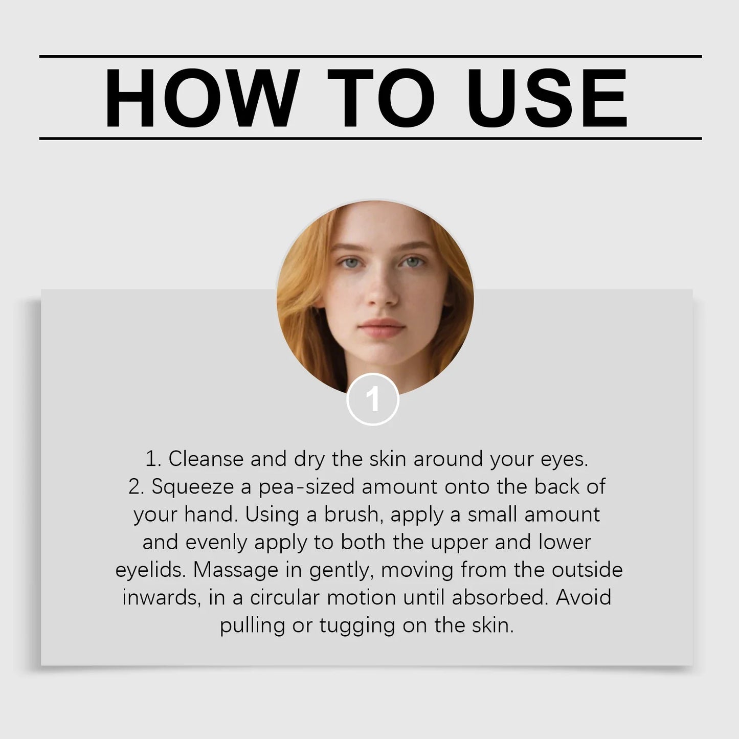 Instant Tightening Eye Cream with Brush – Anti-Puffiness 30g